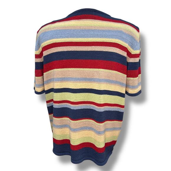 Alfred Dunner Vintage Women’s Short Sleeve Crew Neck Knit Sweater, size XL - Picture 4 of 9